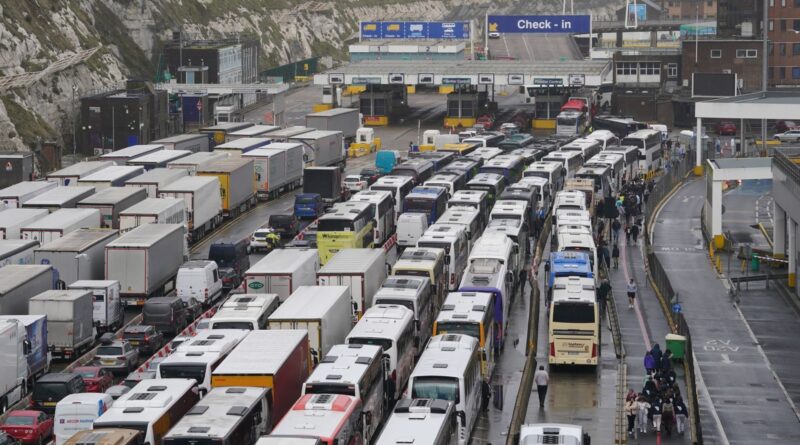 Port of Dover ‘critical incident’: Heavy traffic and queues at French border control cause long delays | UK News