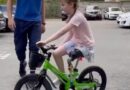 Touching second Ukrainian lady, 6, who misplaced her leg in a Russian strike rides a motorbike for the primary time – after changing into first kid to be fitted with a prosthetic since battle started